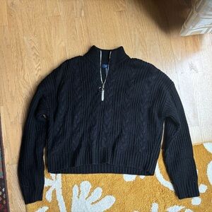 Forever 21 Quarter Zip Sweater